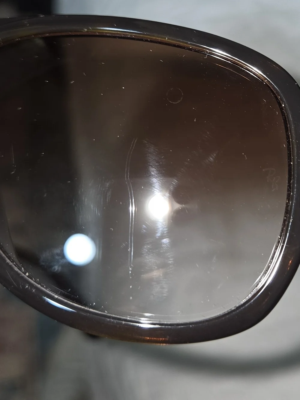 Ray-Ban Brown Gradient Aviator Sunglasses with Brown Case